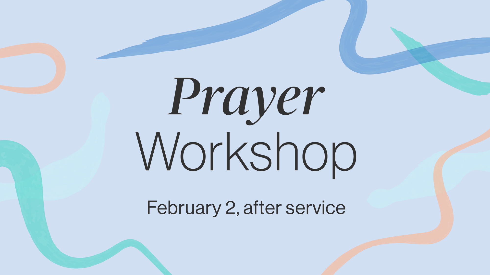 Prayer Workshop