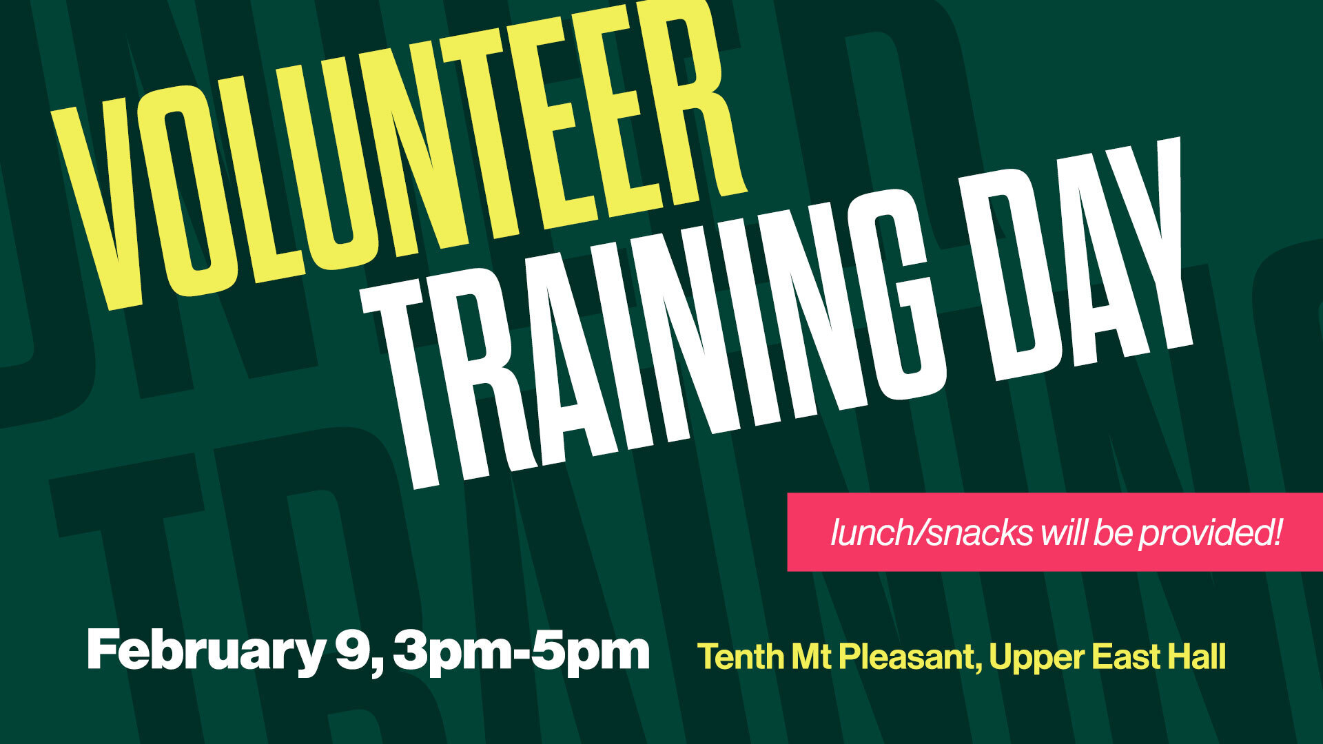 Volunteer Training Day